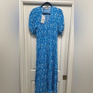 Zara Blue and White Dress